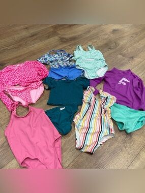 Girls Swim Suits  size 4/5 bundle